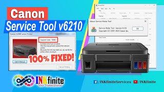 How to Reset Canon Pixma G1020 G2010 G2020 G3010 G3020 G4020 Printer Fix 5B00 Error  INKfinite [upl. by Llednil]