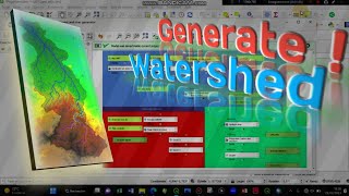 QGIS Délimitation AUTOMATIQUE du bassin versant et du Réseau hydrographique model builder [upl. by Niltyak]