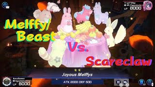 YuGiOh Master Duel MelffyBeast Vs Scareclaw [upl. by Itnuahsa213]