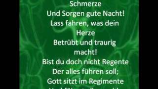 Befiehl du deine Wege und was dein Herze kränkt der allertreusten Pflege [upl. by Aihsyak]