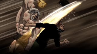 バキは意識不明、ドリアンは海王烈を倒す Baki is knocked unconscious Dorian defeats Kaiou Retsu [upl. by Galvin400]