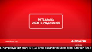 İhtiyaçlar farklı çözümü aynı akbank ihtiyaç kredisi [upl. by Dinesh760]