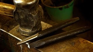 How to forge blacksmithing tools  The square and round punch [upl. by Bessy583]