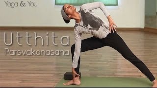 How to do Utthita Parsvakonasana Extended Side Angle Pose [upl. by Nilyac]