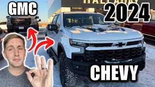 Silverado ZR2 Bison vs Sierra AT4X AEV Package What’s the difference [upl. by Linea299]