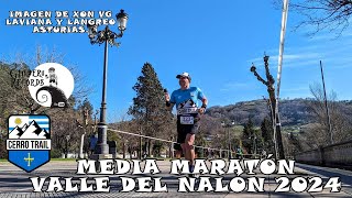 27 K  Media Maratón Valle del Nalón 2024  Laviana y Langreo Asturias 11022024 [upl. by Aeduj]