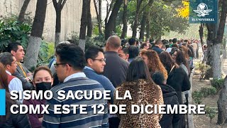 Se registra sismo en la CDMX [upl. by Atnuahsal]