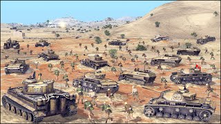 GERMAN DEVASTATING ASSAULT  AMERICAN DEFENSE at KASSERINE PASS [upl. by Nahtanha88]