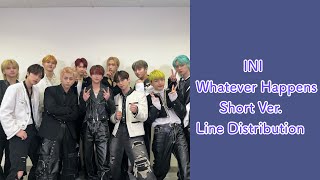 INIWhatever Happens Short Ver Line Distribution [upl. by Charleen]