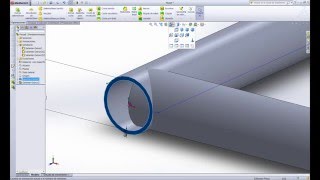 Como hacer estructuras tubulares en solidworks [upl. by Eiuol494]