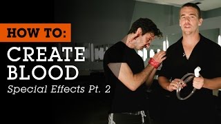 Pt 2 How To Create Blood Special Effects [upl. by Yrffoeg107]