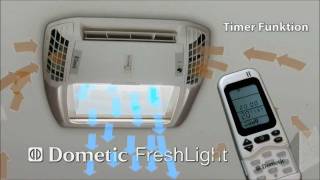 Dometic FreshLight Sky Light and Air Conditioner Unit [upl. by Abihsat]