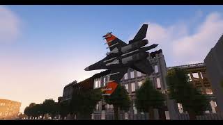 Flanker Flight Test  minecraft [upl. by Olyhs]