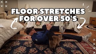 Floor Stretches for Over 50s Relieve Pain and Improve Flexibility [upl. by Llerral364]