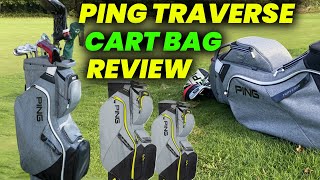 PING Traverse cart bag Review 2024 Lightweight and storage capacity best golf bag [upl. by Berton]