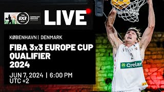 RELIVE  FIBA 3x3 Europe Cup Qualifier 2024  Denmark  Day 1  Session 2  3x3 Basketball [upl. by Pamella21]