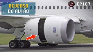 O que ajuda o avião a parar Veja como funciona o REVERSO [upl. by Cerveny933]