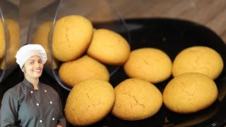 Custard Cookies Recipe Tasty Cookies Without Oven [upl. by Alvis957]