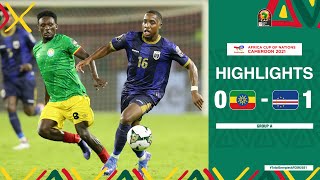 Ethiopia 🆚 Cape Verde Highlights  TotalEnergiesAFCON2021  Group A [upl. by Corabelle]