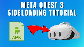 Tutorial  How to install custom apps on the Quest 3 Sideloading Sidequest [upl. by Hewie]