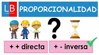 Diferencia entre PROPORCIONALIDAD directa e inversa ✔👍 [upl. by Durrett]