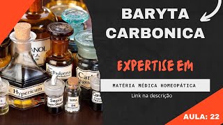 Matéria Médica Homeopática Baryta carbônica [upl. by Oiratnom]