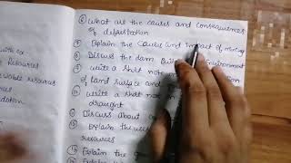 1st sem Bcom Environmental studies ll Important Questions ll Tutorfromhome [upl. by Bergess778]