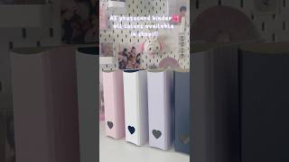 Small A5 Photo Card Binder with cute heart design 🩷 kpopshorts kpop kpopidol [upl. by Boorman248]