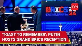 Putins Personal Toast To Dear Friends At BRICS Summit Grand Reception Wins Hearts West Shocked [upl. by Ecenaj]