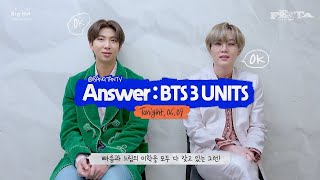 2020 FESTA BTS 방탄소년단 Answer  BTS 3 UNITS Respect Song by RM amp SUGA [upl. by Allecram435]