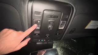 How to turn all the interior light’s on or off in a 2023  Chevy Tahoe Suburban or GMC Yukon [upl. by Eatnoid]