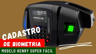 CADASTRO DE BIOMETRIA  HENRY SUPER FÁCIL  FICA A DICA  GUION INFORMÁTICA [upl. by Eeram]