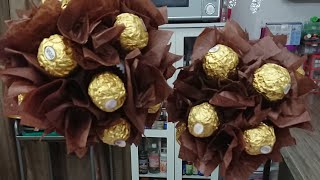 Árbol o topiario de bombones ferrero rocher [upl. by Adria]