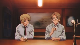 america and drunk england  hetalia dub [upl. by Ylam703]