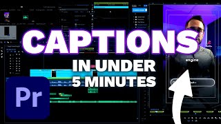 How To Create Hormozi Captions in Premiere Pro FAST [upl. by End]
