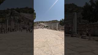 The Amphitheater at the Ancient Greek city of Ephesus in Turkey 🇹🇷 travel history architecture [upl. by Anaidiriv]