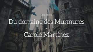 Lecture  Du domaine des Murmures incipit de Carole Martinez [upl. by Casanova584]