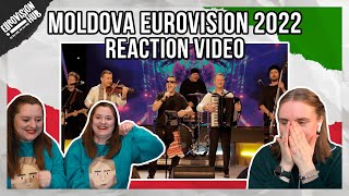 Moldova  Eurovision 2022 Reaction  Zdob şi Zdub amp Fraţii Advahov  Trenuleţul  Eurovision Hub [upl. by Esorlatsyrc]