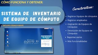 CÓMO FUNCIONA Y OBTENER EL SISTEMA DE INVENTARIOS DE EQUIPOS DE CÓMPUTO 2024 CLIENTE SERVIDOR [upl. by Nanni48]