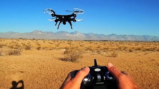 Syma X5SC Drone Test Flight [upl. by Hakim]