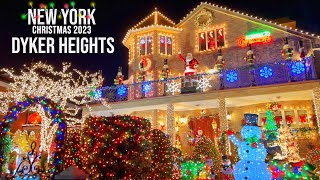 Dyker Heights Christmas Lights 2023 in Brooklyn New York City ✨ NYC Christmas 2023 ✨ [upl. by Home2]