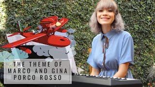 The Theme of Marco and Gina  Porco Rosso  Piano [upl. by Novyad]