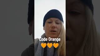 CODE ORANGE this is not a drill funny funnyvideo humor halloween spirithalloween codeorange [upl. by Isiah265]