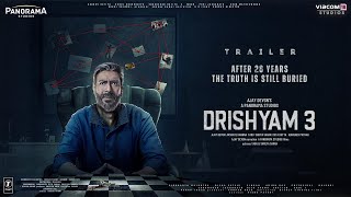 Drishyam 3  Official Trailer  Ajay Devgn  Tabu Shriya SaranAkshaye Khanna Ishita Dutta Updates [upl. by Einitsed]