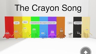 The Crayon Song Colourblocks Version Roblox [upl. by Washko]