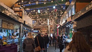 Borough Market  2023 London Christmas Lights and Decorations [upl. by Mannuela738]