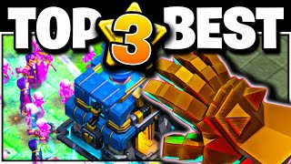 Top 3 BEST TH12 Attack Strategies with NEW Hero Equipment [upl. by Annaeed]