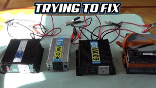 Trying to FIX 3x Power Inverters  12V to 230V [upl. by Dahij]