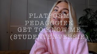 GET TO KNOW ME STUDENTENVERSIE [upl. by Allemaj803]