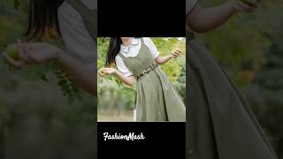 Pinafore Dress  Jumper Dressshorts youtubeshorts fashionmashfashion [upl. by Nobie]